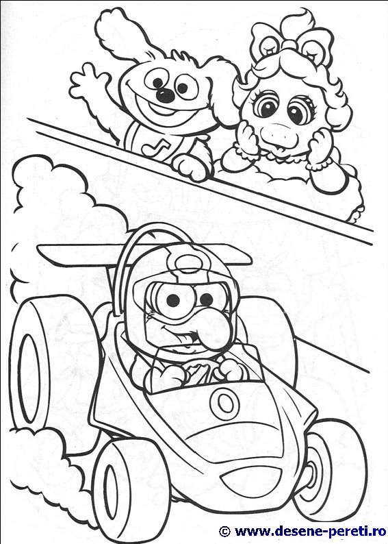 Muppets Babies desene de colorat